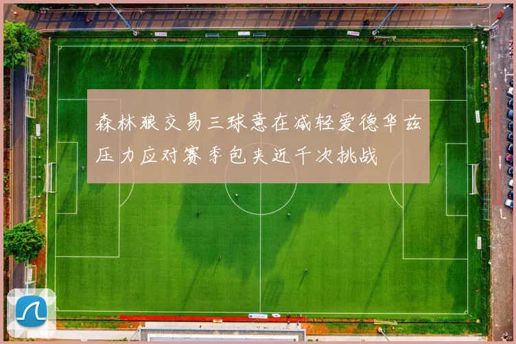 森林狼交易三球意在减轻爱德华兹压力应对赛季包夹近千次挑战