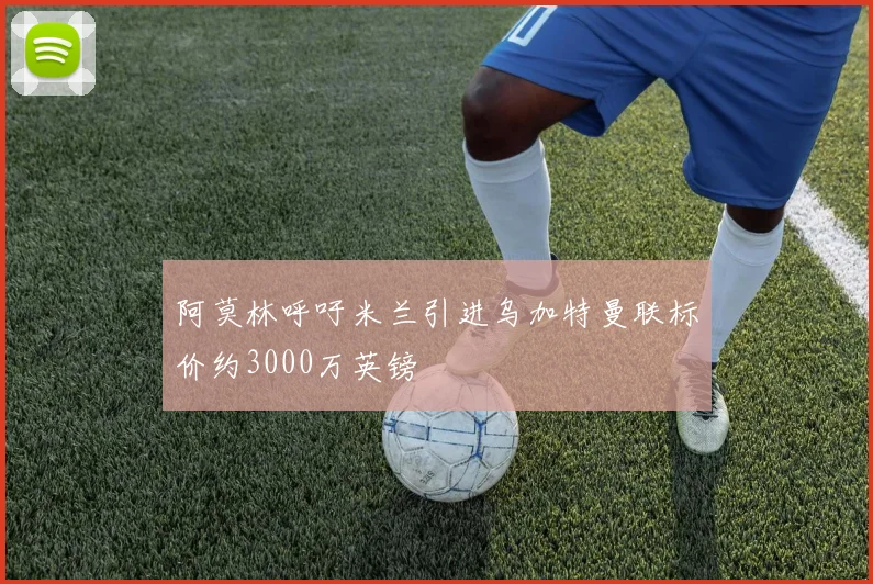 阿莫林呼吁米兰引进乌加特曼联标价约3000万英镑